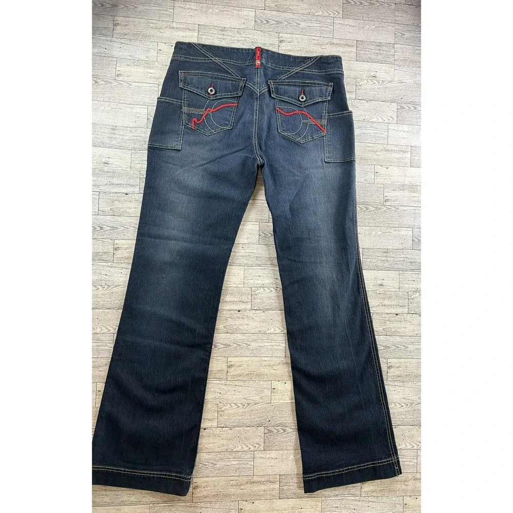 Ecko‎ Red Women's Classic Low Waist Boot Cut Denim Jeans 13_8